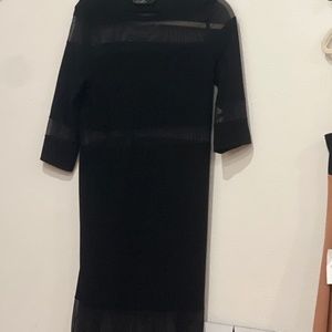 Mesh insets dress